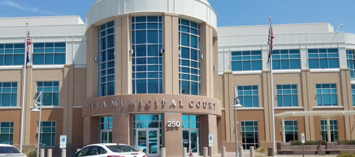 Where is Mesa municipal court at? Arizona